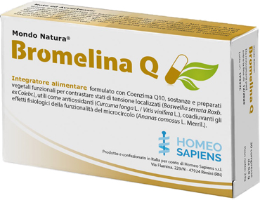 BROMELINA Q MONDO NATURA 30 COMPRESSE - fitfarma.it