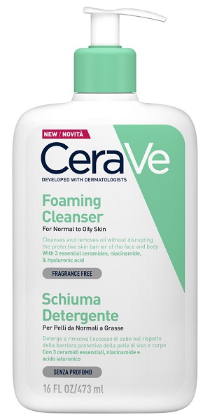 CERAVE SCHIUMA DETERGENTE VISO 473 ML - fitfarma.it