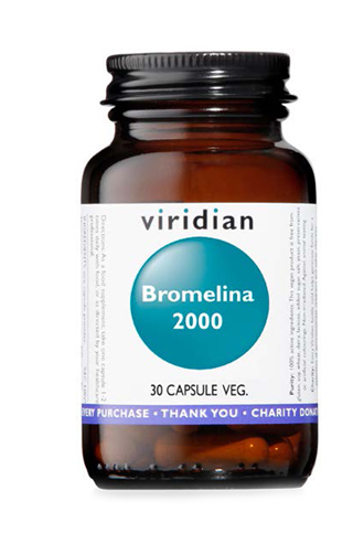 VIRIDIAN BROMELINA 2000 30 CAPSULE - fitfarma.it