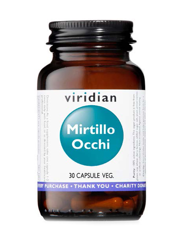 VIRIDIAN MIRTILLO OCCHI 30 CAPSULE - fitfarma.it