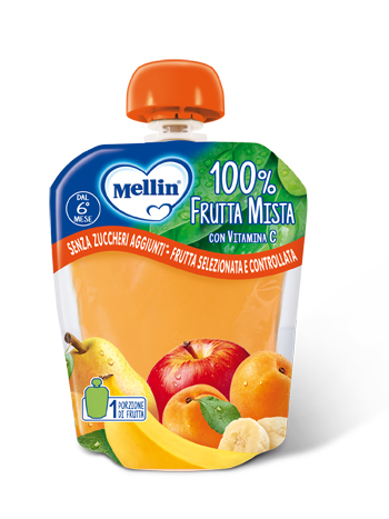 MELLIN POUCH FRUTTA MISTA 90 G - fitfarma.it