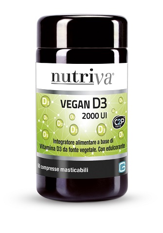 NUTRIVA VEGAN D3 60 COMPRESSE 2000 UI - fitfarma.it