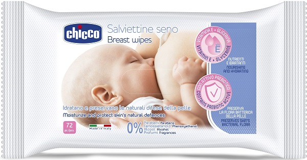 CHICCO SALVIETTE DETERGENTI PER IL SENO 72 PEZZI - fitfarma.it