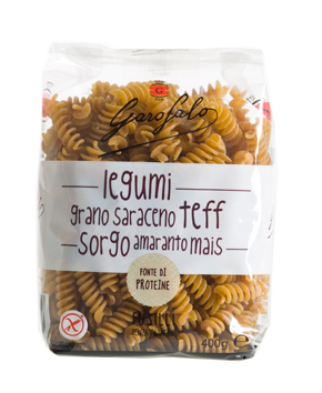 GAROFALO FUSILLI PASTA SENZA GLUTINE LEGUMI E CEREALI 400 G - fitfarma.it