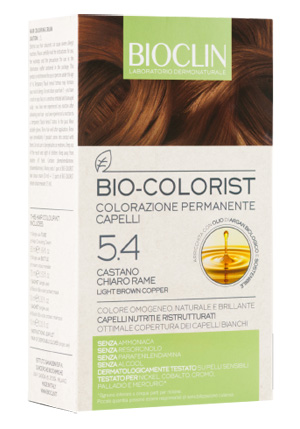BIOCLIN BIO COLORIST 5,4 CASTANO CHIARO RAME - fitfarma.it
