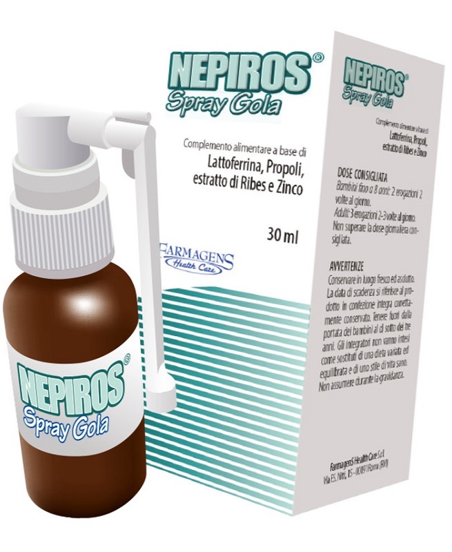 NEPIROS SPRAY GOLA 30 ML NUOVA FORMULA - fitfarma.it