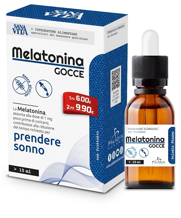 SANAVITA MELATONINA GOCCE 15 ML - fitfarma.it