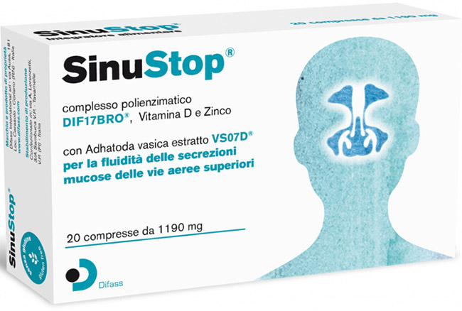 SINUSTOP 20 COMPRESSE DA 1190 MG - fitfarma.it
