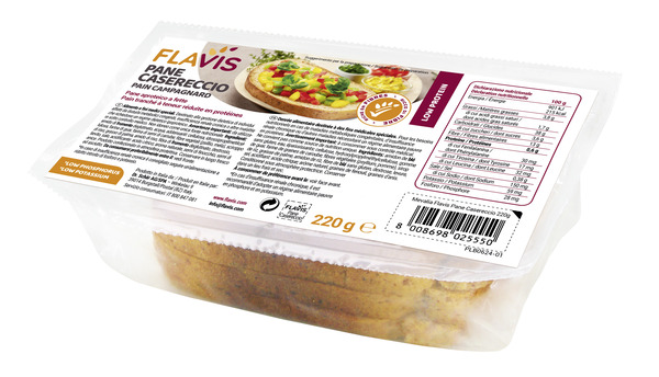 FLAVIS PANE CASERECCIO 220 G - fitfarma.it