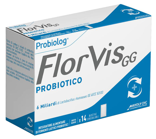 FLORVIS GG 14 BUSTINE OROSOLUBILI GUSTO MANGO - fitfarma.it