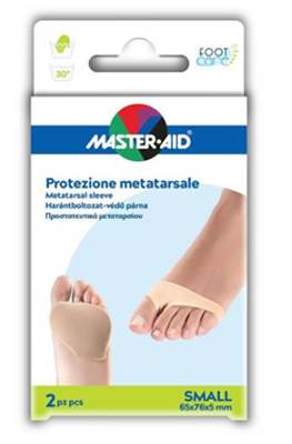 PROTEZIONE MASTER-AID PER METATARSO IN TESSUTO ELASTICO E GEL S 1 PAIO - fitfarma.it