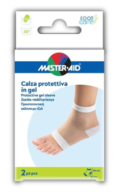 CALZA MASTER-AID CON PROTEZIONE IDRATANTE IN GEL 2 PEZZI - fitfarma.it