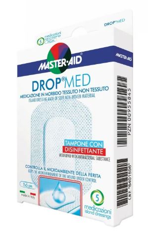 MEDICAZIONE MASTER-AID DROP MED 10 X 10 CM 5 PEZZI - fitfarma.it