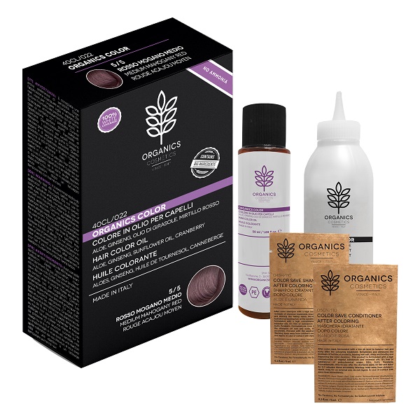 ORGANICS PHARM ORGANICS COLOR 5/5 ROSSO MOGANO MEDIO - fitfarma.it