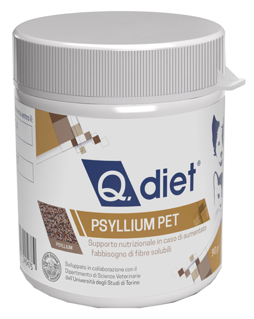 Q DIET PSYLLIUM PET POLVERE 90 G - fitfarma.it