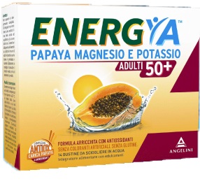 ENERGYA PAPAYA MAGNESIO POTASSIO 50+ 14 BUSTINE - fitfarma.it