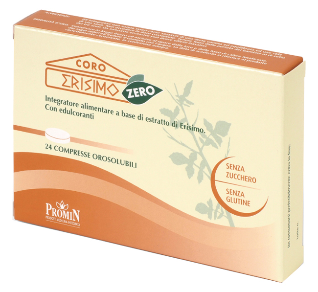 CORO ERISIMO ZERO 24 COMPRESSE OROSOLUBILI - fitfarma.it