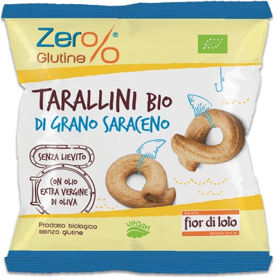 ZER% GLUTINE TARALLINI DI GRANO SARACENO 30 G - fitfarma.it