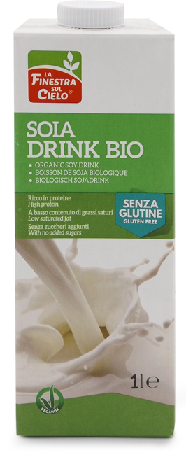 BEVANDA SOIA DRINK SENZA GLUTINE BIO 1 LITRO - fitfarma.it