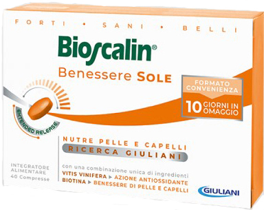 BIOSCALIN SOLE 30 + 10 COMPRESSE - fitfarma.it