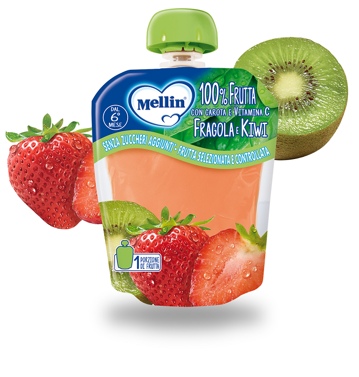 MELLIN POUCH FRAGOLA KIWI 90 G - fitfarma.it