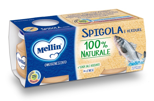 MELLIN OMOGENEIZZATO DI SPIGOLA E VERDURE 4 X 80 G - fitfarma.it