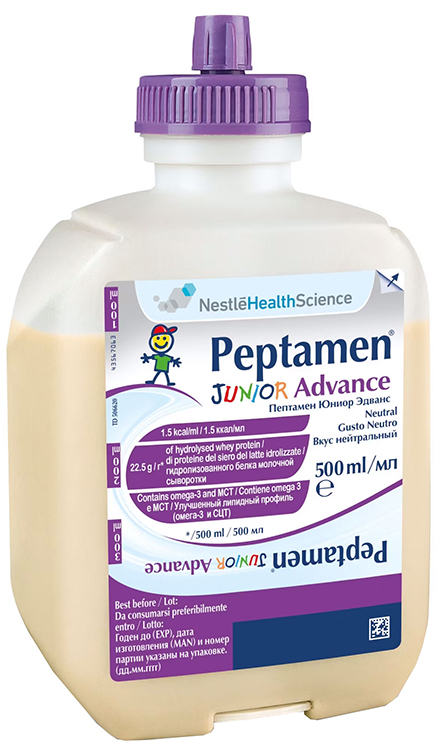 PEPTAMEN JUNIOR ADVANCE NEUTRO 500 ML - fitfarma.it