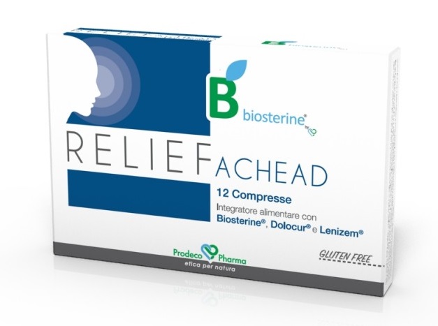 BIOSTERINE RELIEF ACHEAD 12 COMPRESSE - fitfarma.it