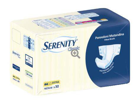 SERENITY PANNOLONE A MUTANDINA CLASSIC EXTRA XL 15 PEZZI - fitfarma.it