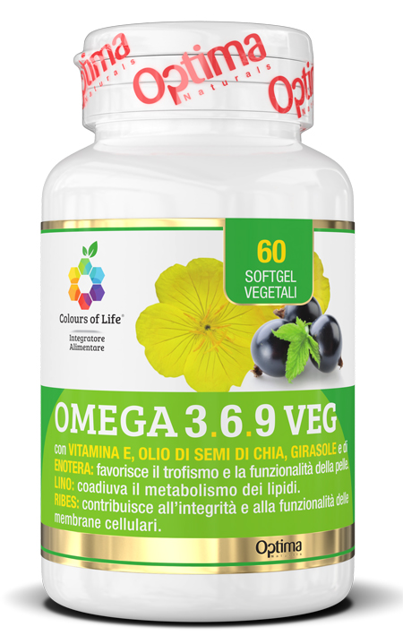 COLOURS OF LIFE OMEGA 3-6-9 VEG 60 SOFT GEL - fitfarma.it