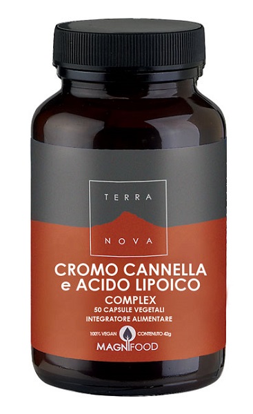 TERRANOVA CROMO/CANNELLA/ACIDO LIPOICO COMPLEX 50 CAPSULE - fitfarma.it