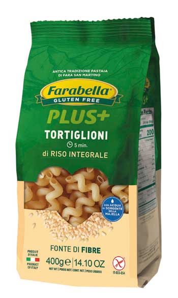 FARABELLA TORTIGLIONI RISO INTEGRALE 400 G - fitfarma.it