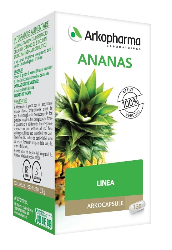 ARKO CAPSULE ANANAS 130 CAPSULE - fitfarma.it