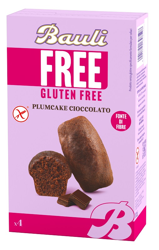 BAULI FREE PLUMCAKE CIOCCOLATO 4 PEZZI DA 33 G - fitfarma.it