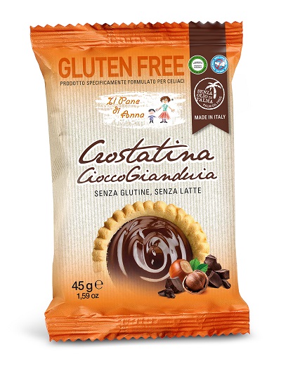 IL PANE DI ANNA CROSTATINA CIOCCOGIANDUIA SENZA LATTE 45 G - fitfarma.it