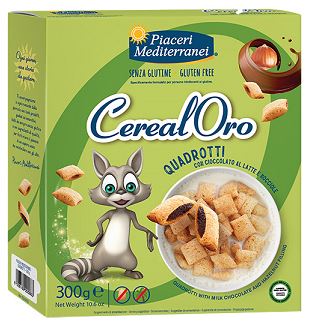 PIACERI MEDITERRANEI CEREALORO QUADROTTI 300 G - fitfarma.it