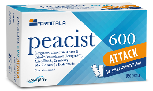 PEACIST 600 ATTACK 14 STICK PACK OROSOLUBILI - fitfarma.it