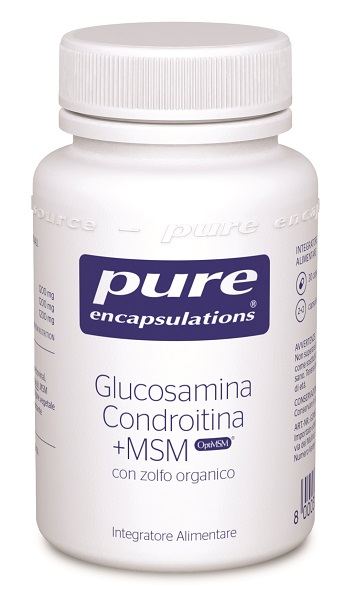 PURE ENCAPSULATIONS GLUCOSAMINA CONDROITINA + MSM 30 CAPSULE - fitfarma.it