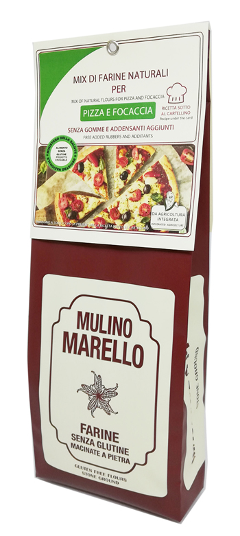 MIX DI FARINE NATURALI PER PIZZA E FOCACCIA 500 G - fitfarma.it