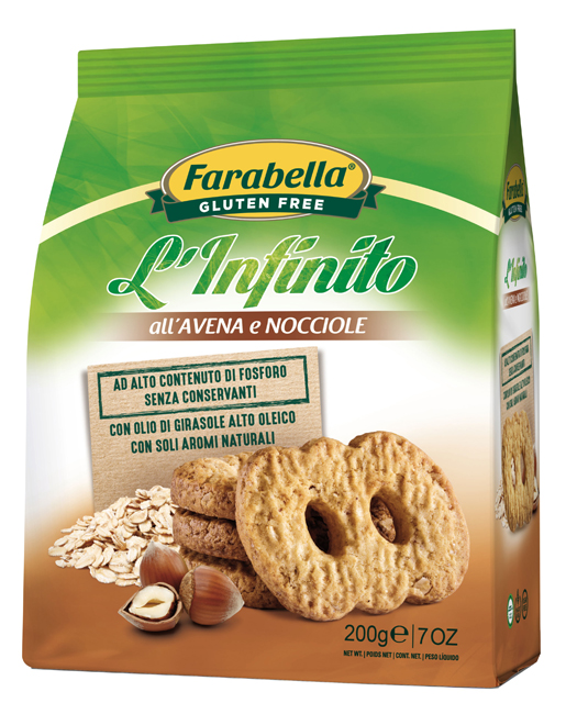 FARABELLA INFINITO AVENA/NOCCIOLE 200 G - fitfarma.it