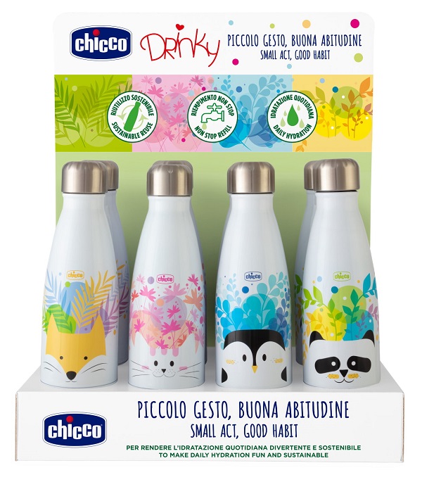 CHICCO BORRACCIA INOX 350 ML - fitfarma.it