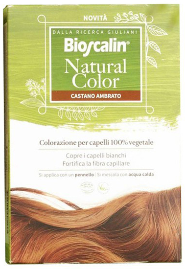BIOSCALIN NATURAL COLOR CASTANO AMBRATO 70 G - fitfarma.it