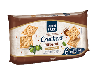 NUTRIFREE CRACKERS INTEGRALI 33,4 G X 6 PEZZI - fitfarma.it