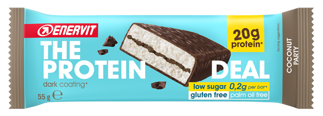 ENERVIT PROTEIN DEAL COCONUT 55 G - fitfarma.it
