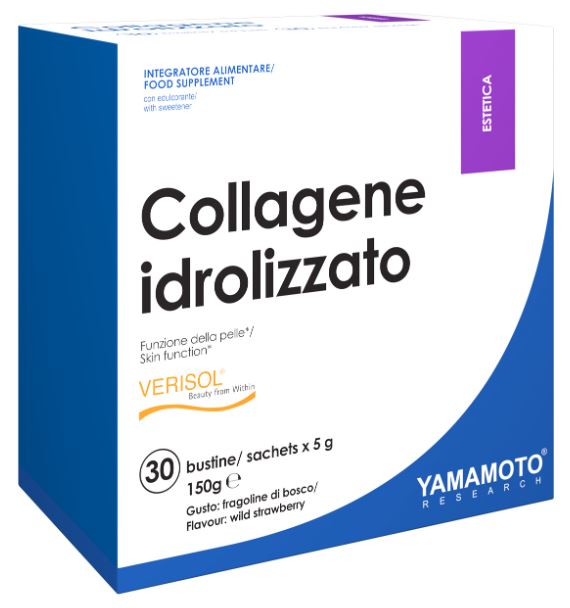 YAMAMOTO RESEARCH COLLAGENE IDROLIZZATO 30 BUSTINE FRAGOLINE DI BOSCO - fitfarma.it