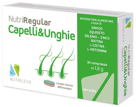 NUTRIREGULAR CAPELLI & UNGHIE 30 COMPRESSE - fitfarma.it