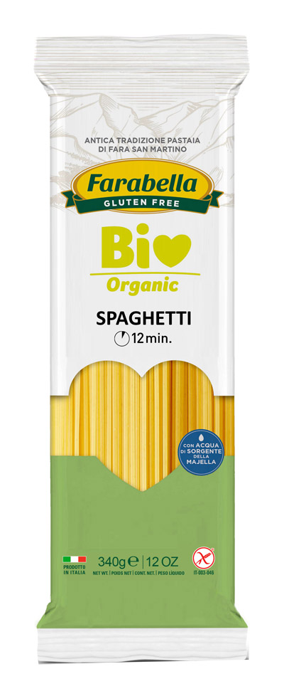FARABELLA BIO SPAGHETTI MAIS-RISO 340 G - fitfarma.it