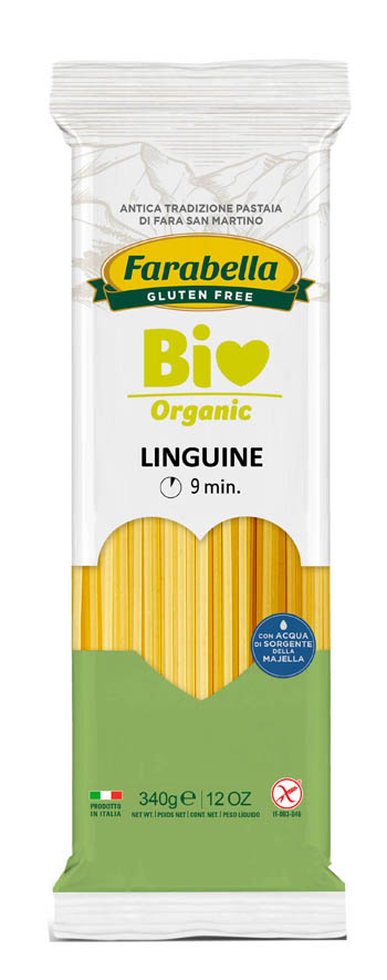 FARABELLA BIO LINGUINE MAIS-RISO 340 G - fitfarma.it