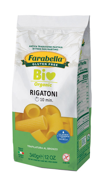 FARABELLA BIO RIGATONI MAIS-RISO 340 G - fitfarma.it