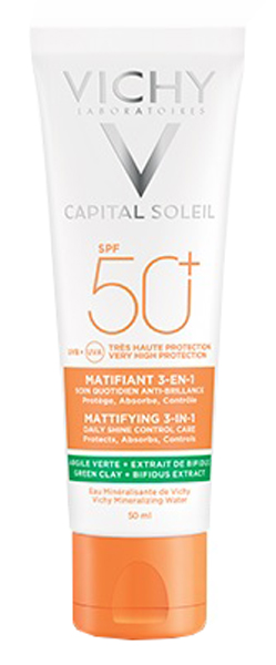 CAPITAL SOLEIL ANTI ACNE PURIFICANTE SPF 50+ 50 ML - fitfarma.it